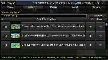 Search Menu
