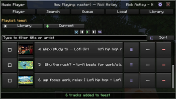 List Player Menu