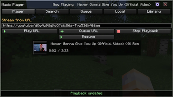 Player Menu