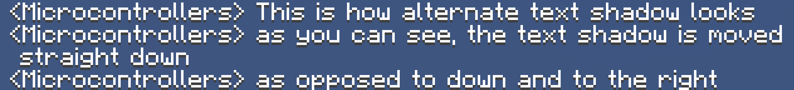 Alternate Text Shadow