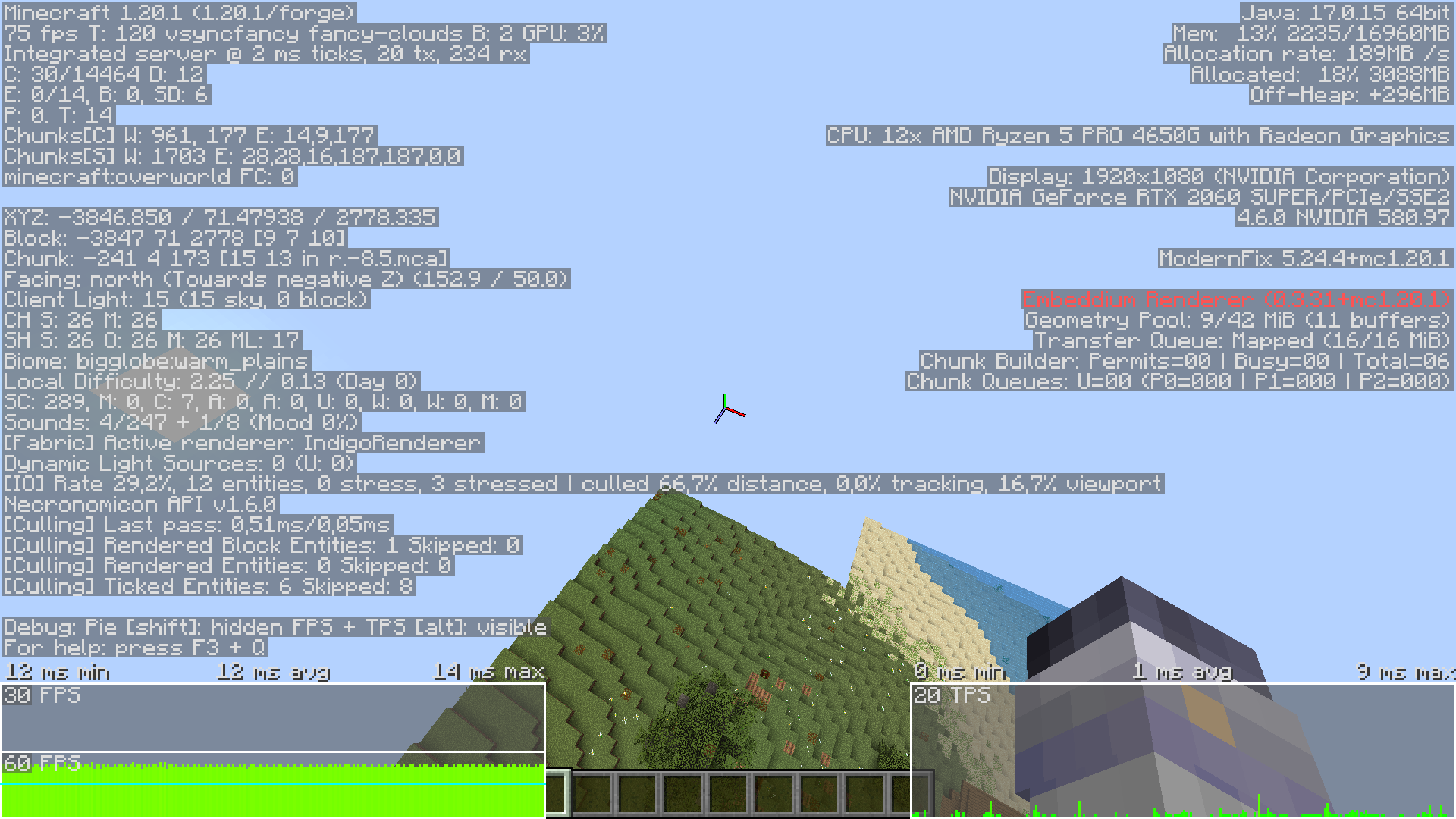 Screenshot modpacku Big Globe Optimized [FORGE/NEOFORGE] (1/1)