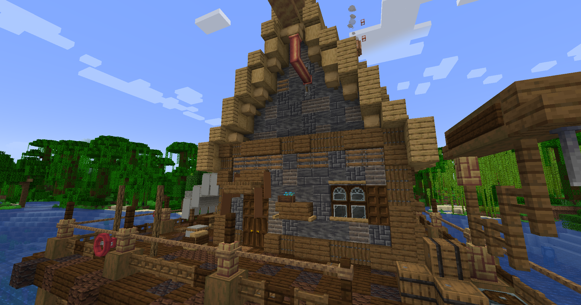 A fisherman's hut from integrated stuctures