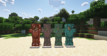 Copper armor set