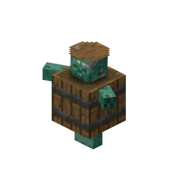 Zombies in a Barrel (Render)