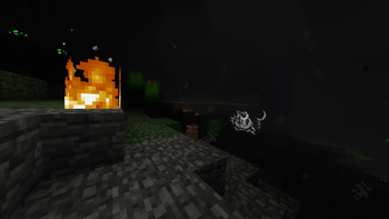 hmm why is some of the deepslate green?