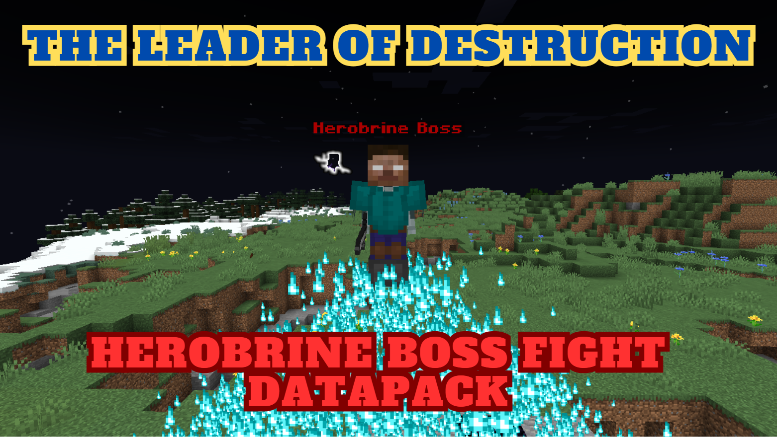 Herobrine Boss Fight