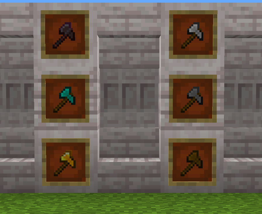 The axes