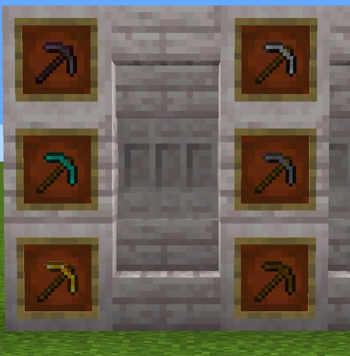 The pickaxes