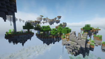 Medium Sized Sky Island with Shaders