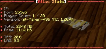 /serverstats Chat Message