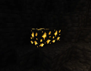 Glowing Gold Ore