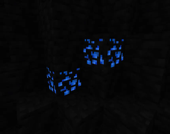 Glowing Lapis Ore