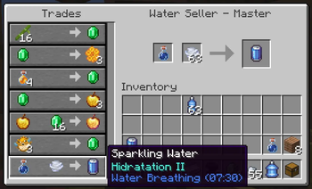 Sparkling Water and Trades