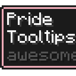 Light Pink Tooltip (Frame-only Monochrome)