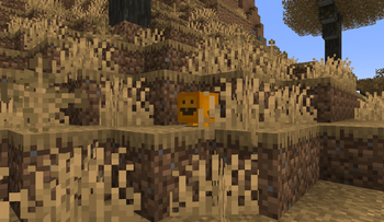 Resin Droplet in the Leaking Woods biome