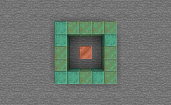 Copper will only oxidise other blocks when they are actually connected