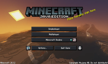 Main Menu