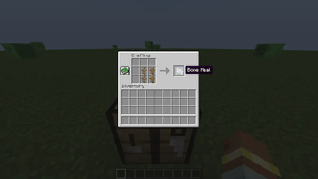 Dead bush to bone meal 