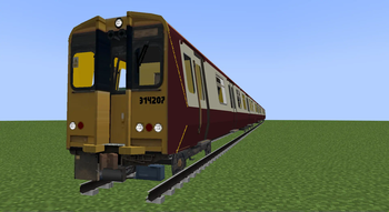Class 314 SPT Carmine & Cream