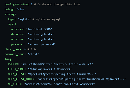 Config