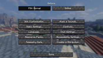 Options Menu⚙️!