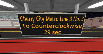 Amtrak LED Platform PIDS