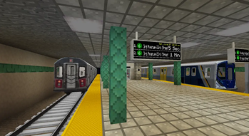 NYC Subway PIDS in a station