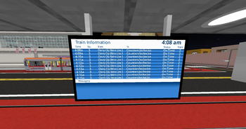 Amtrak LCD Station PIDS