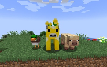 Duck, Moobloom and Cold Pig