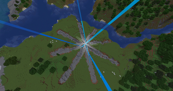 Universe Splitting Rays