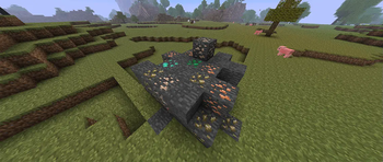 Preview of ores that generate on the surface.