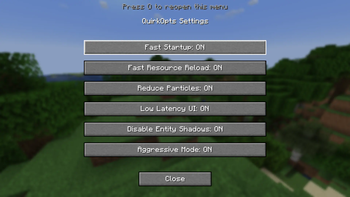 QuirkOptimizations — screenshot 1