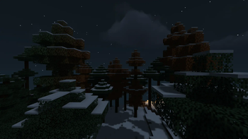 A real crimson forest