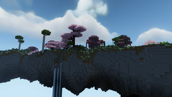 New world generation made a sky island