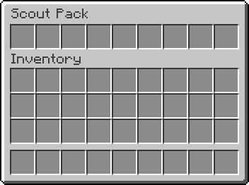 Scout Pack Storage