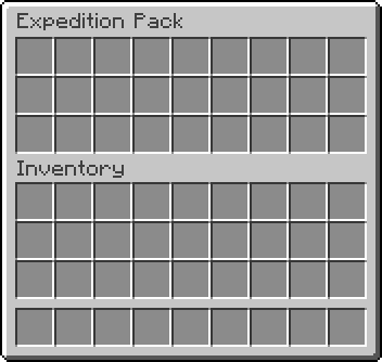 Expedition Pack Storage