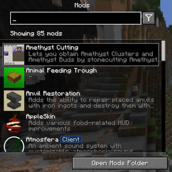 Visible mods
