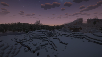 Snowy landscape