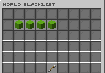 World blacklist editor for controlling where games run