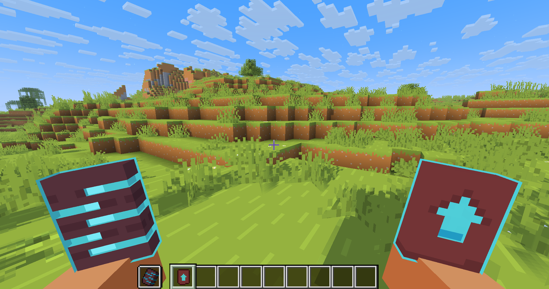 two retextured 3d trims