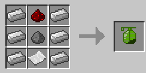 Grenade crafting recipe