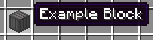Example block
