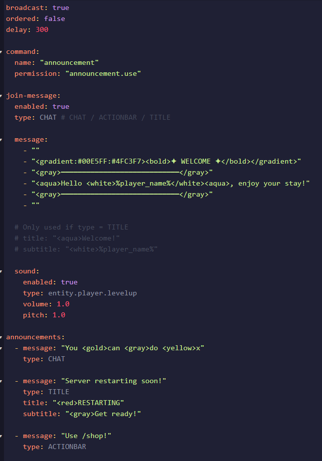 Plugin Config File