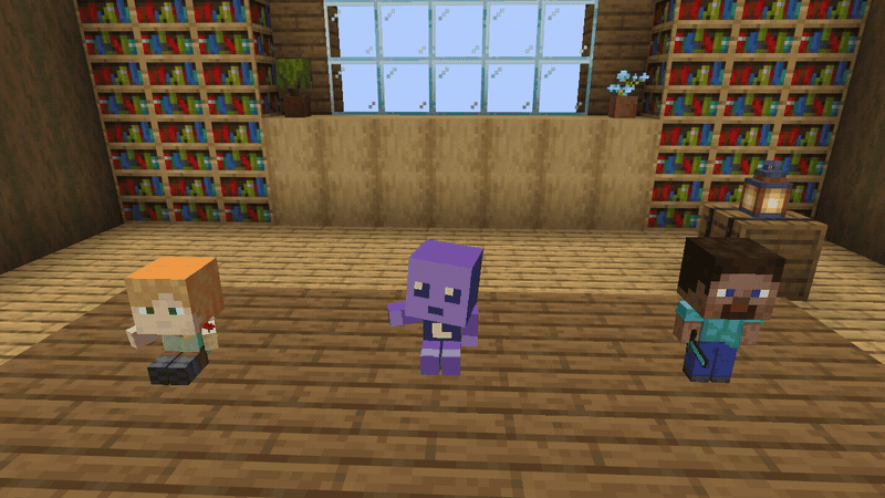 In-world custom animation