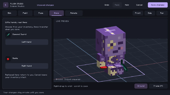 Plush Studio - Item Selection