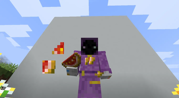 Me eating a Golden Melon