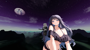 Скриншот: Waguri Kaoruko Sky Overlay