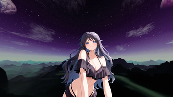 Скриншот: Waguri Kaoruko Sky Overlay