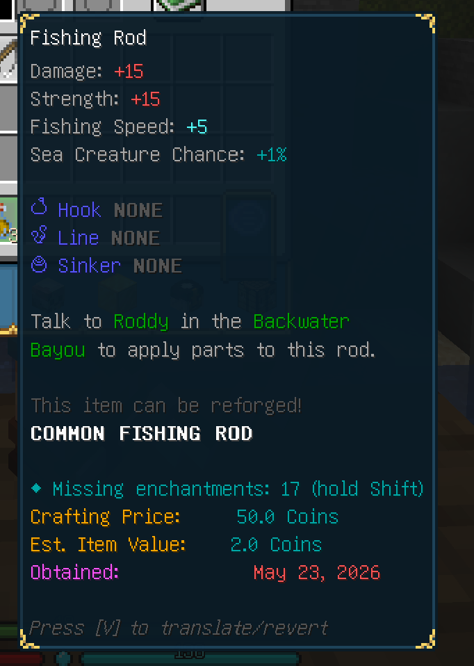 before translation items
