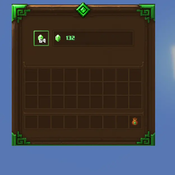 Depositing a stack of emeralds